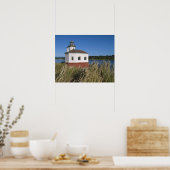 Coquille River lighthouse, Oregon, USA Poster (Küche)