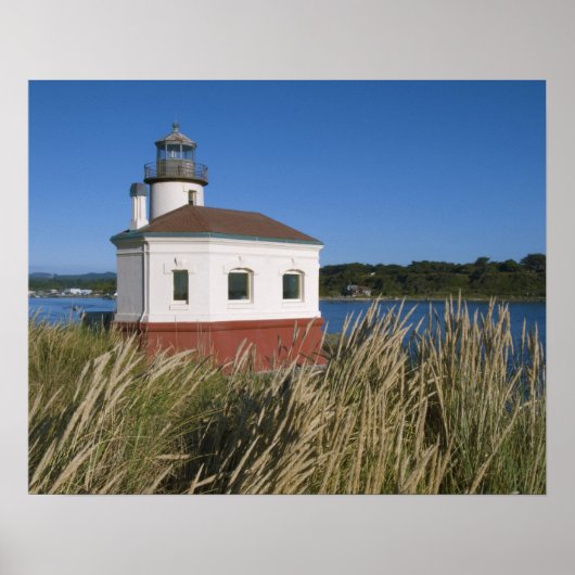 Coquille River lighthouse, Oregon, USA Poster (Vorne)