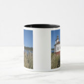 Coquille River lighthouse, Oregon, USA Tasse (Zentrum)