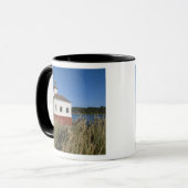 Coquille River lighthouse, Oregon, USA Tasse (Vorderseite Links)