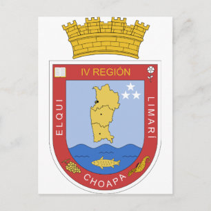 Coquimbo Region, Chile, Chile Postkarte