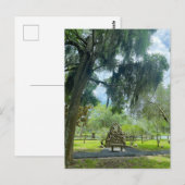 Coquina-Stein-Grabstein Postkarte (Vorne/Hinten)