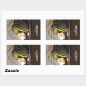 Coquito Coconut Classic Marketing Rechteckiger Aufkleber (Blatt)