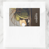 Coquito Coconut Classic Marketing Rechteckiger Aufkleber (Tasche)