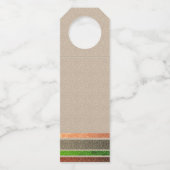 Coquito Coconut Fruchtgetränk Flaschenanhänger (Rückseite)