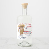 Coquito Coconut Maracas Alkoholflaschenetikett (Vorderseite)