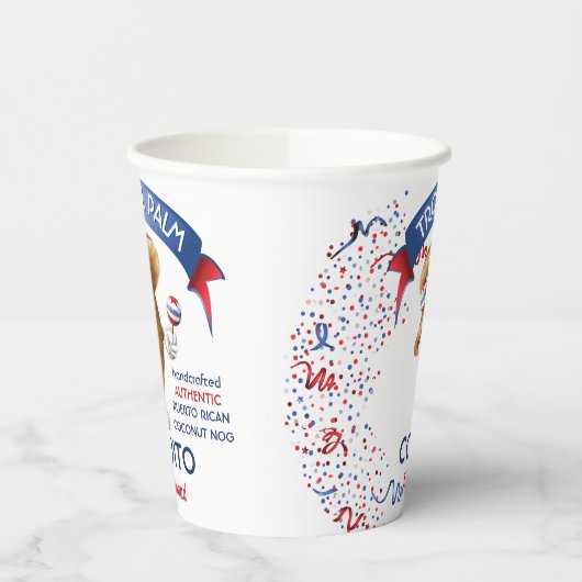 Coquito Coconut Maracas Pappbecher (Links)