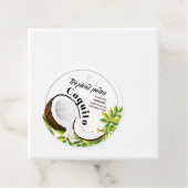 Coquito Coconut Tropical Holiday Drink Geschenkanhänger (Beispiel)