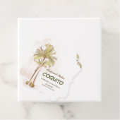 Coquito Coconut Tropical Palm Geschenkanhänger (Beispiel)