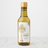 Coquito Coconut Tropical Palm Weinetikett (Vorderseite)