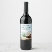 Coquito Coconut Tropical Weinetikett (Vorderseite)