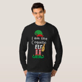 Coquito ELF Funny Puerto Rico Matching Christmas B T-Shirt (Vorne ganz)