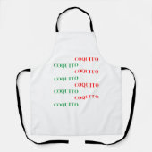 Coquito Grün und Rot Schürze (Vorderseite)