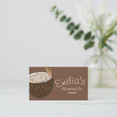 Coquito Hand Dragezeichnete Firmenkarte Visitenkarte (Stehend Vorderseite)