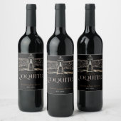 Coquito Label, Premium Label Castillo San Felipe Weinetikett (Flaschen)