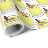 Coquito Puerto Rican Eggnog Drink Frohe Weihnachte Geschenkpapier (Rolleneckpunkt)