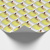 Coquito Puerto Rican Eggnog Drink Frohe Weihnachte Geschenkpapier (Ecke)