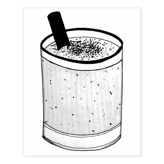 Coquito Puerto Rican Eggnog Drink Frohe Weihnachte Gummistempel (Prägung)