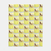 Coquito Puerto Rican Eggnog Rum Christmas Drink Fleecedecke (Vorderseite)