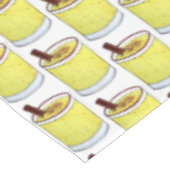 Coquito Puerto Rican Eggnog Rum Christmas Drink Tischdecke (Schrägansicht)