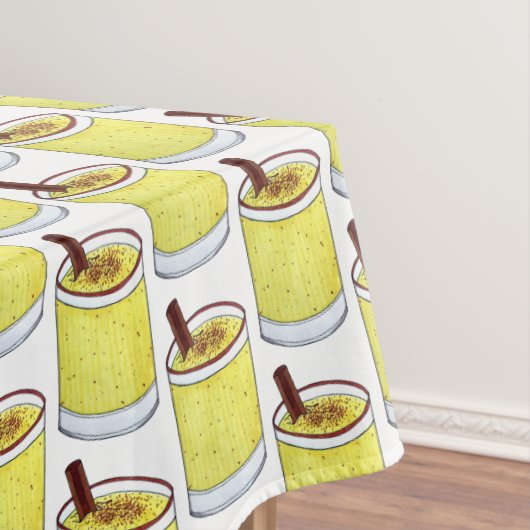 Coquito Puerto Rican Eggnog Rum Christmas Drink Tischdecke (Beispiel)