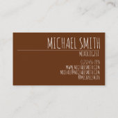 Coquito Puerto Rico Eggnog Barkeeper Mixologe Visitenkarte (Rückseite)