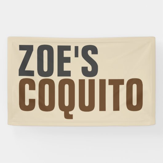 Coquito-rustikales modernes banner (Horizontal)