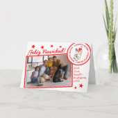 Coquito-Saison Benutzerdefinierter Text Karte (Vorderseite)