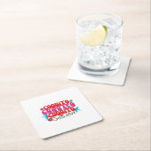 Coquito-Saison, nationaler Coquito-Tag Rechteckiger Pappuntersetzer (Vor Ort)