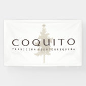 Coquito Tradicion Puertorriquena annoncieren Banner (Horizontal)