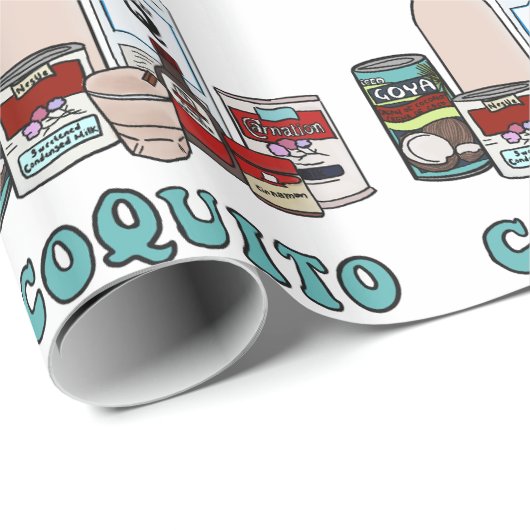 COQUITO WRAPPING PAPER GESCHENKPAPIER (Rolleneckpunkt)