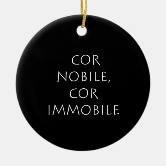 Cor nobile cimmobile keramik ornament (Vorne)