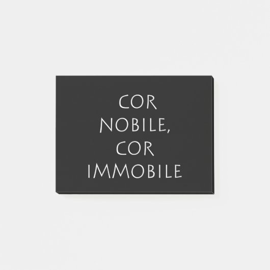 Cor nobile cimmobile post-it klebezettel (Vorderseite)