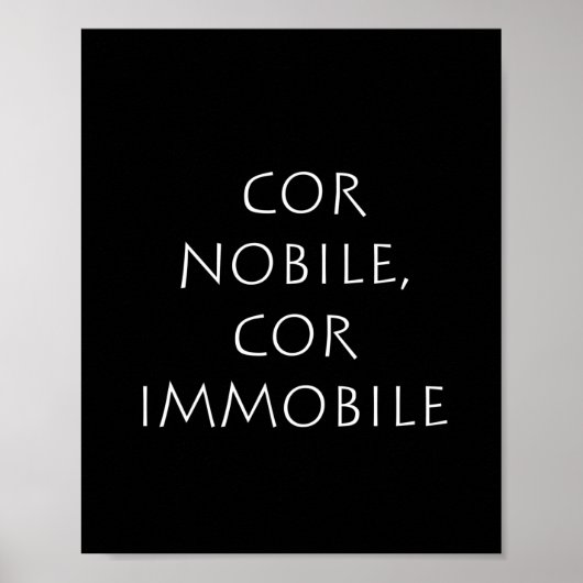 Cor nobile cimmobile poster (Vorne)