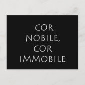 Cor nobile cimmobile postkarte (Vorderseite)
