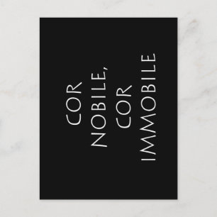 Cor nobile cimmobile postkarte