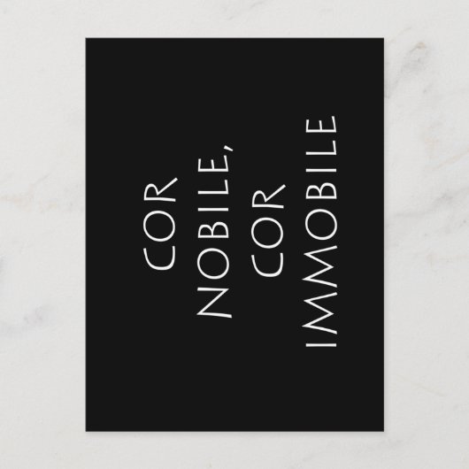Cor nobile cimmobile postkarte (Vorderseite)