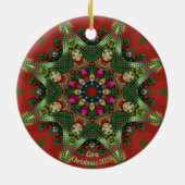 CORA ~ 3D CHRISTMAS Shades 2025 Keramik Ornament (Hinten)