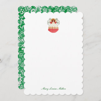 Cora Angel Note Card Einladung