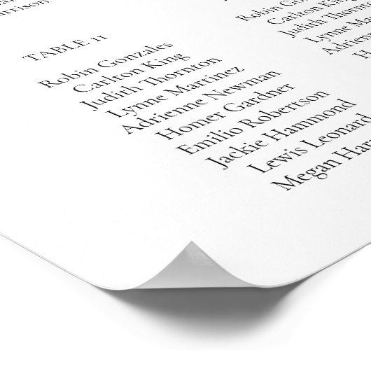 CORA Elegantes Wasserfarbenpalmenblatt Poster (Ecke)