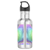 CORA ~ Pale Pastel Shades 3D Edelstahlflasche (Rückseite)