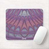 CORA ~ Pink Lavendel und Lila Design Mousepad (Mit Mouse)