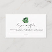 CORA Tropical Beach Baby Dusche Windelwaschkarte Platzkarte (Vorderseite)