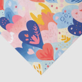 Corações Coloridos Seidenpapier (Detail)