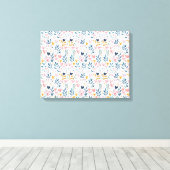 Corações em aquarela leinwanddruck (Insitu (Holzboden))