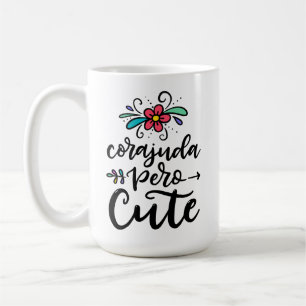 Corajuda Pero Niedlich, handschriftlich Kaffeetasse