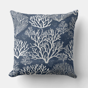 Coral Accent Pillow   Kissen mit Kastenwirbel