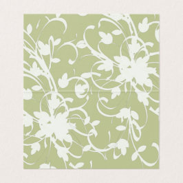 Coral and Cream Filigree Elegante Platzkarte