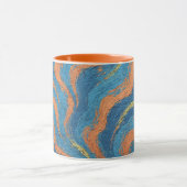 coral and indigo waves tasse (Zentrum)