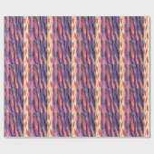 coral and violet pattern geschenkpapier (Flach)